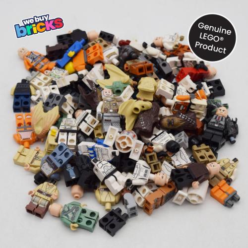 LEGO® - Star Wars 500g bundle - 450g Grey bricks & 50g Star Wars minifig parts